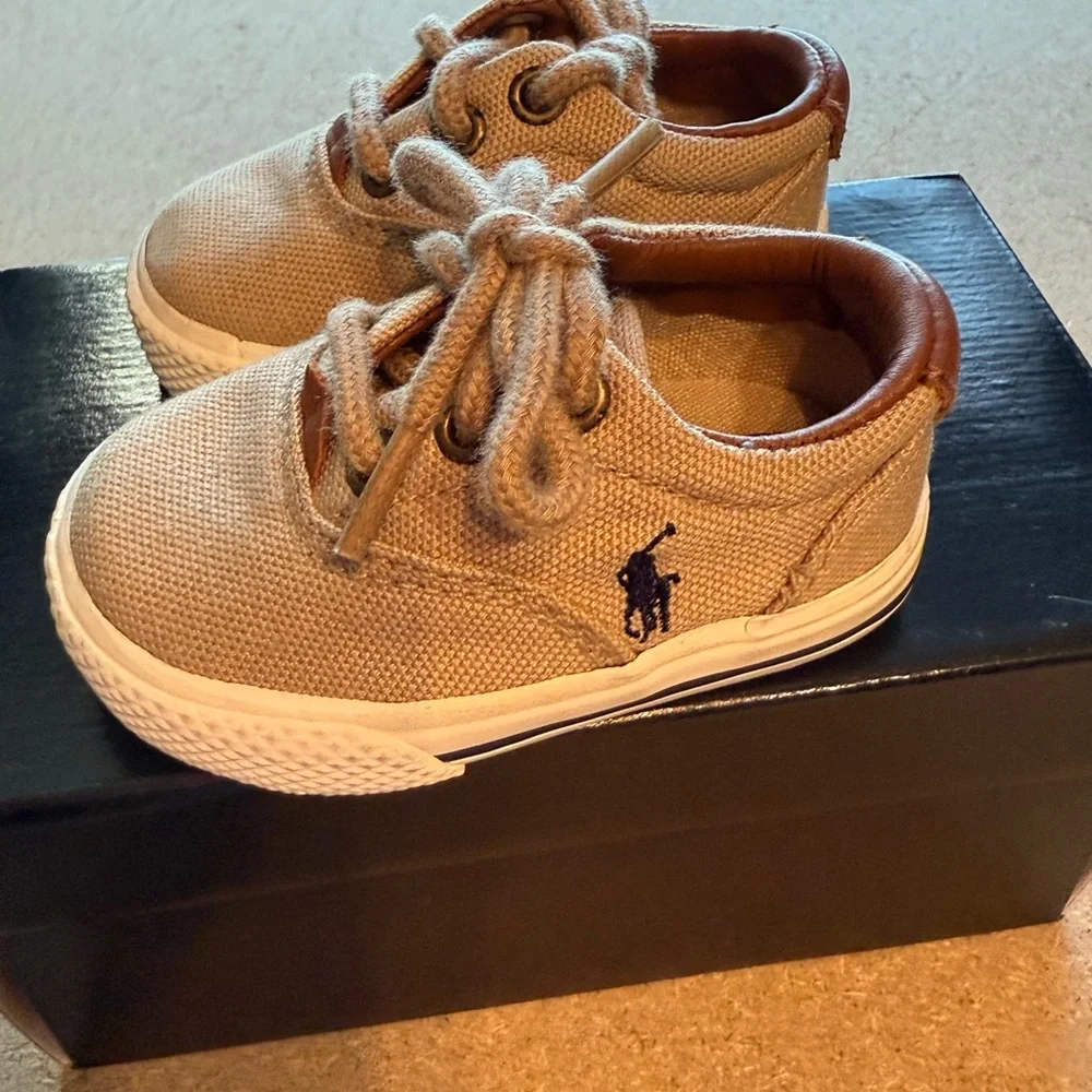 Ralph Lauren Kids' Tan Sneakers - Picture 3 of 4